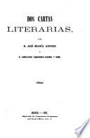 Dos cartas literarias