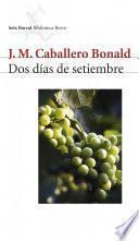 Libro Dos días de setiembre