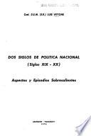 Dos siglos de política nacional (siglos XIX-XX)