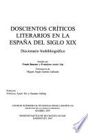 Doscientos críticos literarios en la España del siglo XIX
