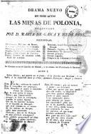 Drama nuevo en tres actos Las minas de Polonia, traducido por D. Maria de Gasca y Medrano