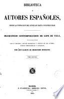 Dramáticos contemporáneos a Lope de Vega