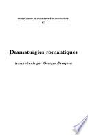 Dramaturgies romantiques