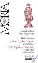 Dudas históricas relativas a Napoleón Bonaparte