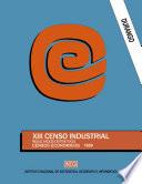 Durango. XIII Censo Industrial. Resultados definitivos. Censos Económicos 1989
