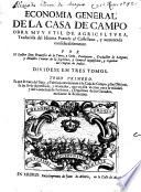 Economia general de la casa de Campo