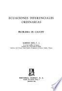 Ecuaciones diferenciales ordinarias