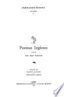Edição crítica de Fernando Pessoa: Poemas ingleses. t. 1. Antinous, inscriptions, epithalamium, 35 sonnets