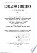 Educación doméstica de las jóvenses