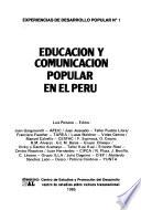 Educación y comunicación popular en el Perú