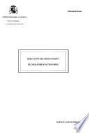 Ejecucion del presupuesto de organismos autonomos