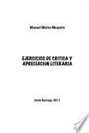 Ejercicios de crítica y apreciación literaria