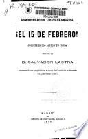 !El 15 de febrero!