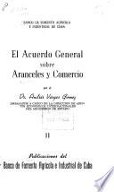 El Acuerdo general sobre aranceles y comercio