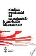 El análisis experimental del comportamiento