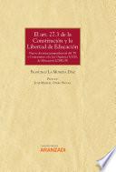 El art. 27.3 de la Constitución y la Libertad de Educación