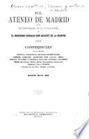 El Ateneo de Madrid en el III centenario de la publicación de El ingenioso hidalgo Don Quijote de la Mancha