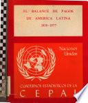 El balance de pagos de América Latina, 1950-1977
