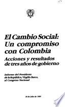 El cambio social, un compromiso con Colombia