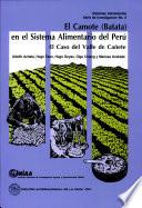 El Camote (batata) en el sistema alimentario del Perú