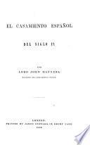 El casamiento español del siglo 19