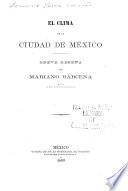 El clima de la ciudad de México