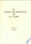 El Códice de profetas de el Cairo