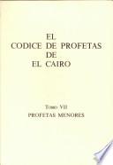 El codice de profetas de el Cairo