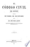 El Codigo civil del Distrito