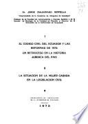 El código del Ecuador y las reformas de 1970