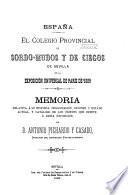 El Colegio provincial de sordo-mudos y de ciecos de Sevilla en la exposición universal de Paris de 1889
