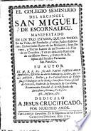 El Colegio Seminario del Arcángel San Miguel de Escornalbou