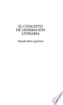 El concepto de generación literaria