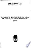 El conflicto Honduras--El Salvador y el orden jurídico internacional, 1969
