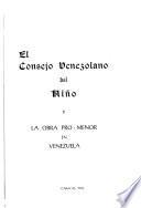 El Consejo Venezolano del Niño y la obra promenor en Venezuela