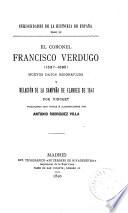 El coronel Francisco Verdugo, 1537-1595