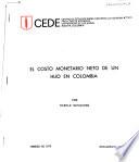 El costo monetario neto de un hijo en Colombia
