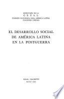 El desarrollo social de América Latina en la postguerra