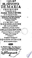 El Devoto de Maria instruido