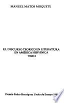 El discurso teórico en literatura en América hispánica