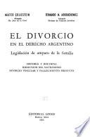 El divorcio en el derecho argentino