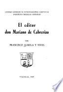 El editor don Mariano de Cabrerizo
