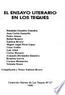 El ensayo literario en Los Teques