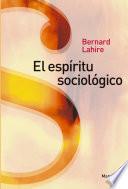 El espíritu sociológico