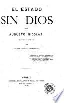El Estado sin Dios
