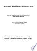 El estado y sectores sociales en las transformaciones rurales de América Latina