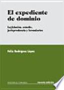 El expediente de dominio