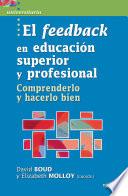 El feedback en Educación superior y profesional