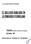 El gallego hablado en la comarca ferrolana