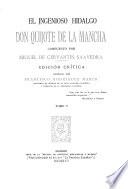 El ingenioso hidalgo Don Quijote de la Mancha
